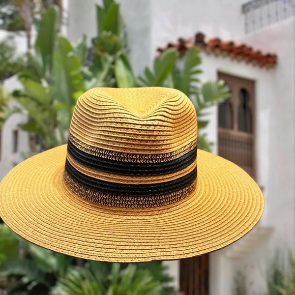 INC International Concepts Accessories - INC INTERNATIONAL CONCEPTS Striped PACKABLE Panama Hat